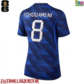 Frankrike Aurelien Tchouameni #8 Hemmatröja Dam VM 2026 Kortärmad